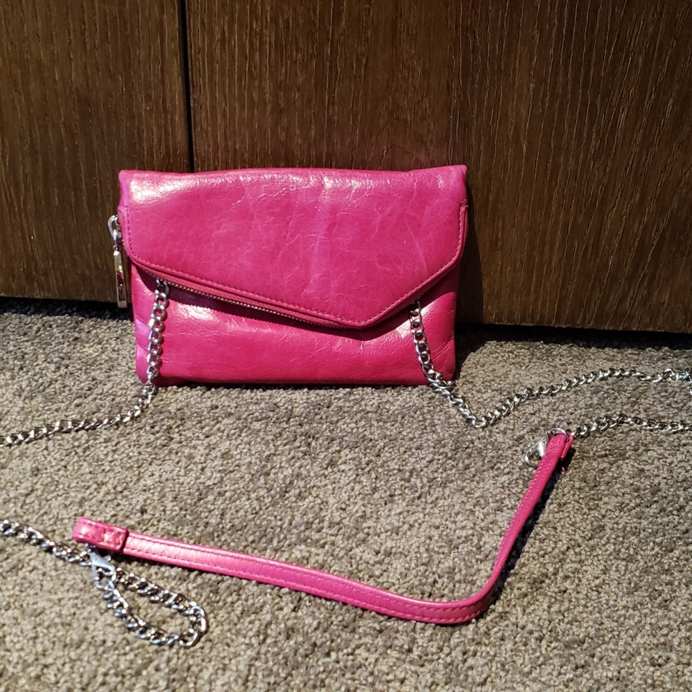 Pink Hobo Crossbody Bag